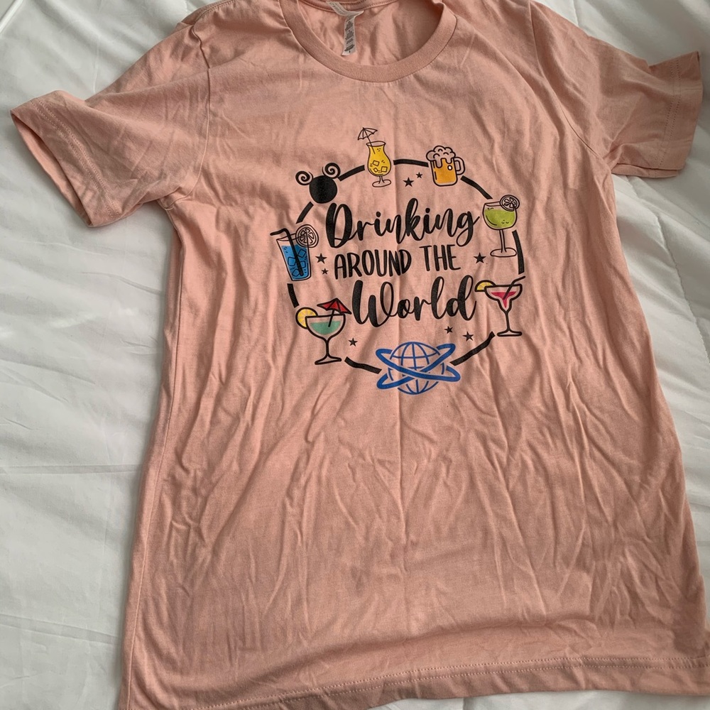 Epcot Drinking Around the World Shirt